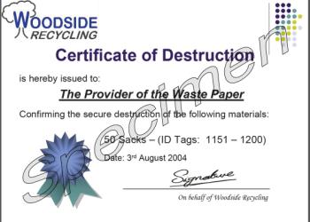 Sample of Certificate